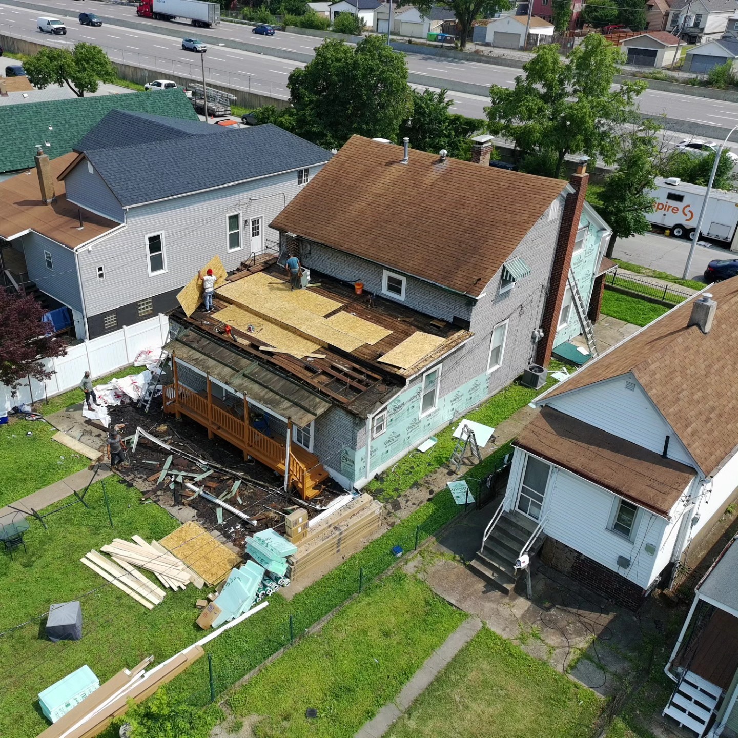 Full roof replacement in Saint Louis by Gray Summit Roofing