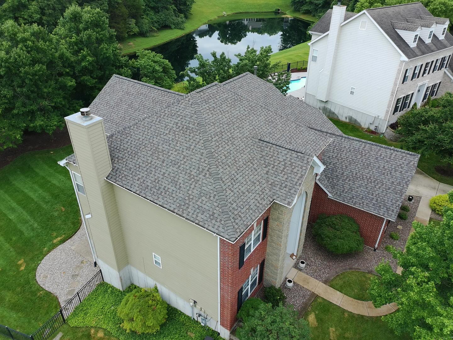 Full roof replacement in Saint Louis by Gray Summit Roofing