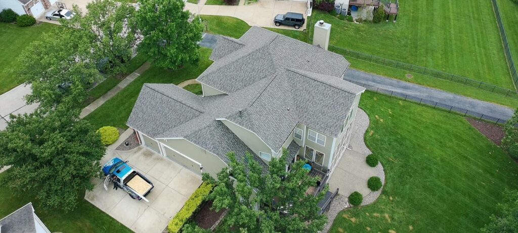 Full roof replacement in Saint Louis by Gray Summit Roofing