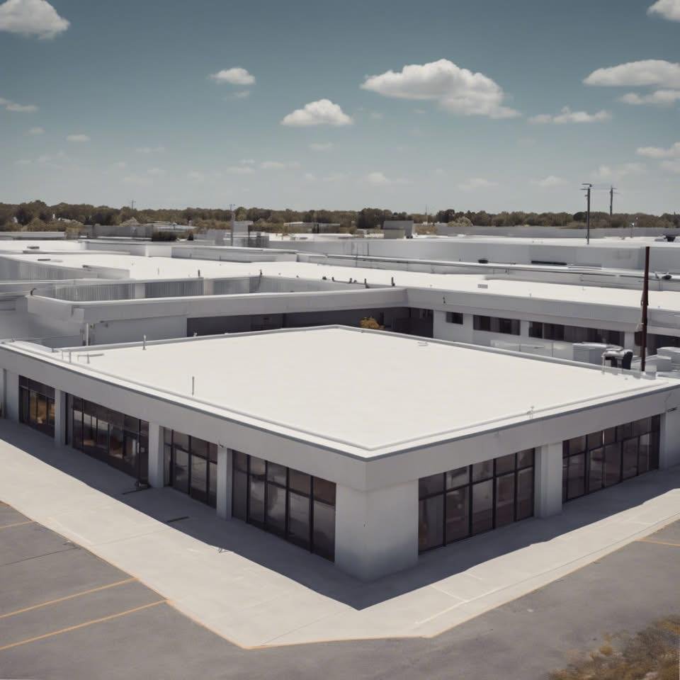 Commercial roof installation in Saint Louis using roofing program services