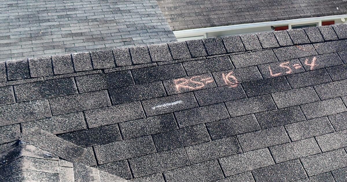 Impact resistant shingles on Missouri home after storm