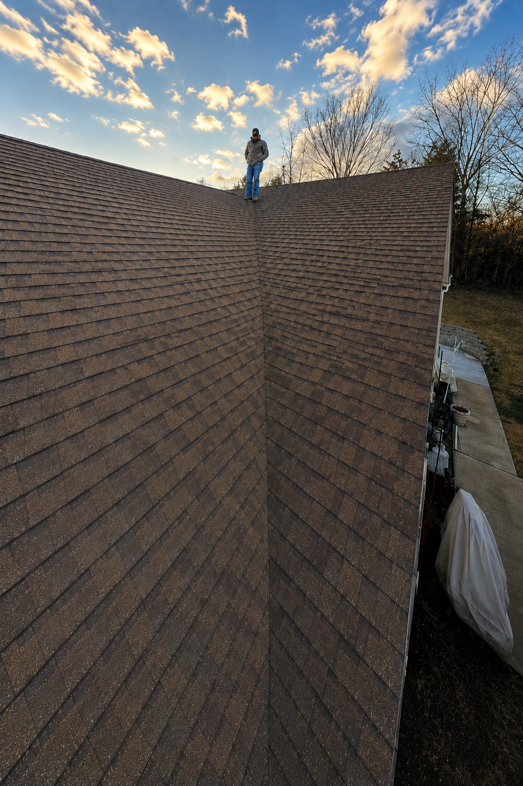 Residential roof replacement project in Washington, Missouri by Gray Summit Roofing LLC