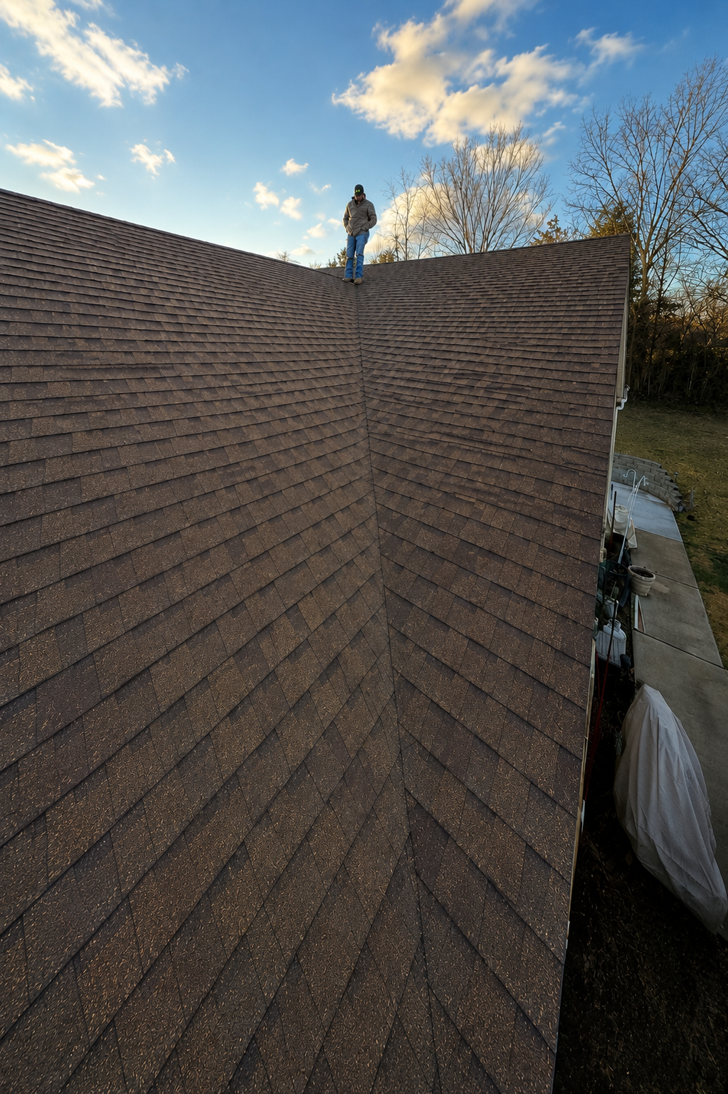 Roof replacement project in High Ridge Missouri